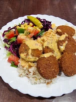 Falafelteller Mit Reis